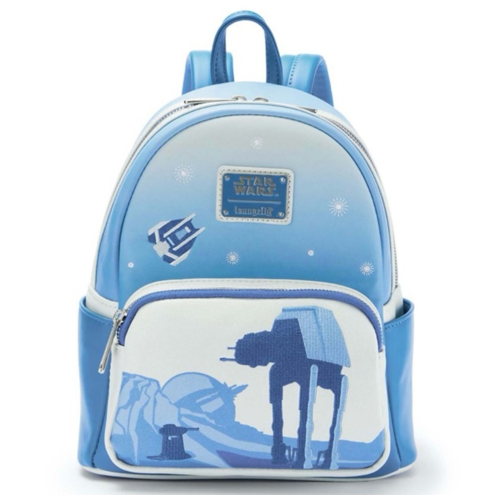 NWT 2025 Disney Parks Loungefly Star Wars Hoth Mini Backpack